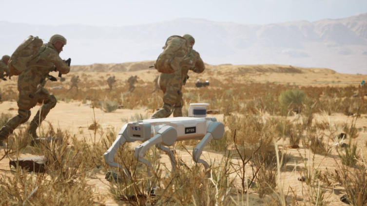 Robot Köpek Keçi, harp sahasında askerlerle ortak operasyonlara katılabilecek şekilde geliştirildi.